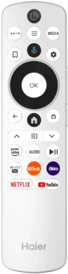 Телевизор QLED Haier 55" Smart TV S4 Frameless серый 4K Ultra HD 60Hz MEMC DVB-T DVB-T2 DVB-C DVB-S2 USB WiFi Smart TV