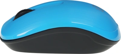 Мышь Оклик 525MW черный/голубой оптическая 1000dpi беспров. USB для ноутбука 3but (1090724)