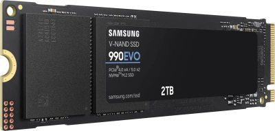 Накопитель SSD Samsung PCIe 4.0 x4 2TB MZ-V9E2T0BW 990 EVO M.2 2280