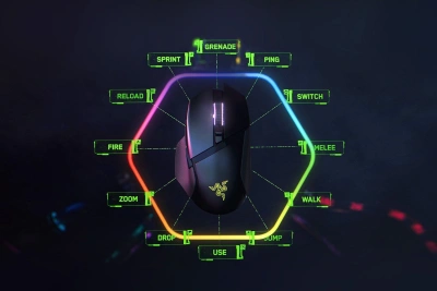 Мышь Razer Basilisk V3 Pro черный оптическая 30000dpi беспров. BT/Radio USB 11but (RZ01-04620100-R3G1)