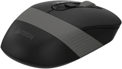 Мышь A4Tech Fstyler FG10S черный/серый оптическая 2000dpi silent беспров. USB для ноутбука 4but (FG10S GREY)