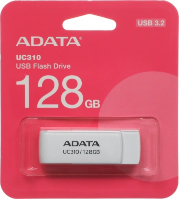 Флеш Диск A-Data 128GB UC310 UC310-128G-RWH USB3.2 белый