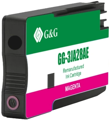 Картридж струйный G&G GG-3JA28AE 963XL пурпурный (25.8мл) для HP OfficeJet Pro 9010/9010e/9012/9012e/9014/9014e/9015/9015e/9016/9019/9019e/9020/9022/9022e/9025/9025e AIO с чипом