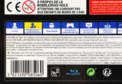 Игра для PS4 PlayStation Мстители Marvel. Величайшее издание Земли (16+) (RUS)