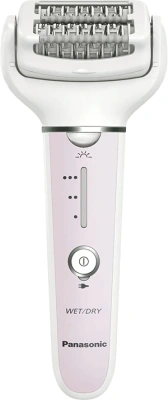 Эпилятор Panasonic ES-EY80-P520 скор.:3 насад.:5 от аккум. белый/розовый