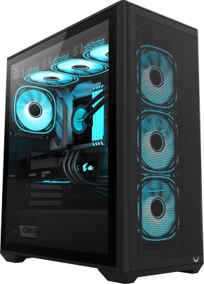 Корпус Formula Air Power G5 Plus черный без БП ATX 2xUSB2.0 audio bott PSU