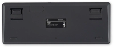 Клавиатура Оклик K615X механическая серый/серебристый USB slim Multimedia for gamer LED (1934413) кабель 1.5м