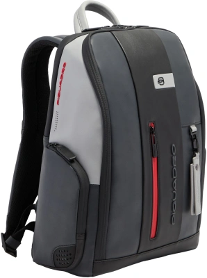 Рюкзак мужской Piquadro Urban CA7164UB00/GRN серый/черный натур.кожа