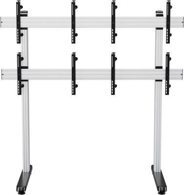 Стойка для телевизора Cactus CS-FS-TV4-PRO черный 45"-55" макс.50кг напольный мобильный