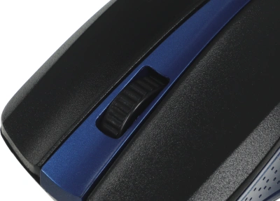 Мышь Оклик 485MW черный/синий оптическая 1200dpi беспров. USB для ноутбука 3but (997826)