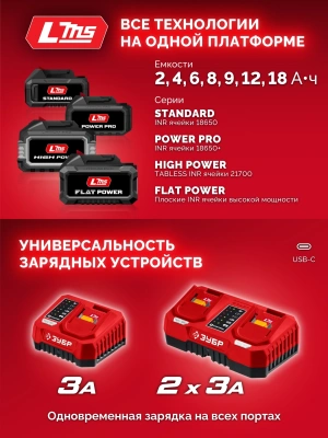 Дрель-шуруповерт Зубр ДБ-45-22 40Вт аккум. патрон:быстрозажимной