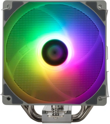 Устройство охлаждения(кулер) Thermalright Assassin King 120 SE ARGB Soc-AM5/AM4/1200/1700/1851 серый 4-pin 25.6dB Al+Cu 640gr Ret (AK120-SE-ARGB)