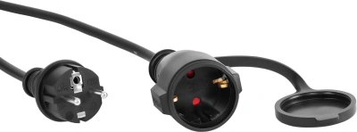 Сетевой удлинитель Buro BU-PS1.20/FRB-16 20м (1 розетка) черный (пакет ПЭ)