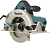 Циркулярная пила (дисковая) Makita HS6601 1050Вт (ручная) D диска.:165мм