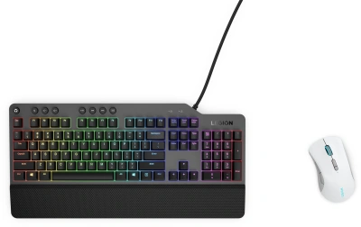 Мышь Lenovo Legion M600 белый оптическая 16000dpi беспров. BT/Radio USB 9but (GY51C96033)