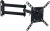 Кронштейн для телевизора Kromax DIX-14 черный 15"-42" макс.20кг настенный поворотно-выдвижной и наклонный Кронштейн для телевизора Kromax DIX-14 черный 15"-42" макс.20кг настенный поворотно-выдвижной и наклонный