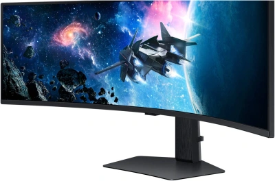Монитор Samsung 49" S49CG954EMXUE черный VA LED 32:9 полуматовая HAS Piv 450cd 178гр/178гр 5120x1440 240Hz FreeSync Premium Pro DP USB 15.6кг