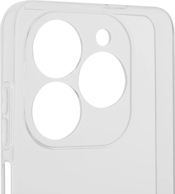 Чехол (клип-кейс) BoraSCO для Tecno Spark 20 Silicone Case прозрачный (72688)