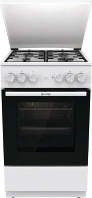 Плита Комбинированная Gorenje GK5A22WH белый (металлическая крышка) реш.сталь