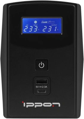 Источник бесперебойного питания Ippon Back Power Pro II 500 300Вт 500ВА черный