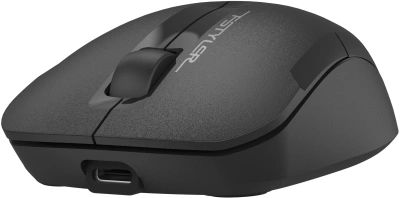 Мышь A4Tech Fstyler FG15CS Air2 черный оптическая 1200dpi silent беспров. USB для ноутбука 3but (FG15CS AIR2 BLACK)