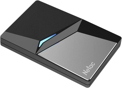Накопитель SSD Netac USB-C 120Gb NT01Z7S-120G-32BK Z7S 2.5" черный