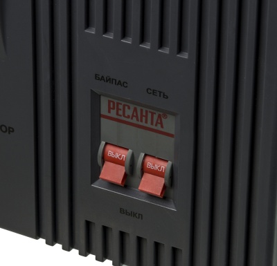 Стабилизатор напряжения Ресанта АСН-12000/1-Ц однофазный серый (63/6/10)