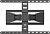 Кронштейн для телевизора Hyundai SL-F1 черный 43"-90" макс.50кг настенный поворотно-выдвижной и наклонный