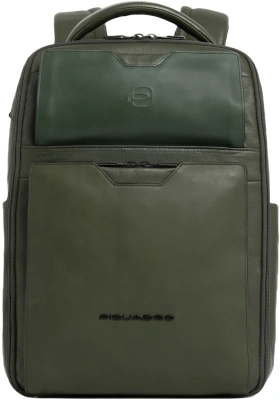 Рюкзак мужской Piquadro Ael CA6923S142/VE зеленый тимьяновый натур.кожа