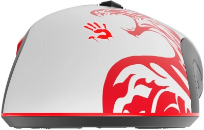 Мышь A4Tech Bloody R90 Plus Naraka белый/рисунок оптическая 5000dpi беспров. USB 7but