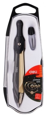 Циркуль Deli EG20502 в компл.:набор грифелей