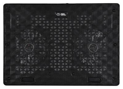 Подставка для ноутбука Digma D-NCP156-2 15.6"360x260x27мм 2xUSB 2x 120ммFAN 650г черный