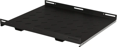 Полка стационарная Lanmaster TWT-CBB-S4-12/100 1U нагр.:100кг. 852мм черный