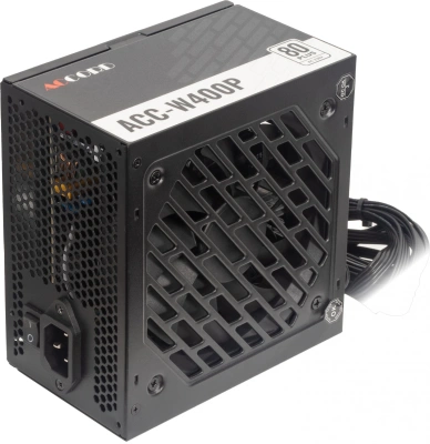 Блок питания Accord ATX 400W ACC-W400P 80+ white (20+4pin) APFC 120mm fan 6xSATA RTL