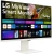 Монитор LG 31.5" MyView 32SR85U-W белый IPS LED 16:9 HDMI M/M Cam матовая HAS 400cd 178гр/178гр 3840x2160 60Hz 4K USB 7.7кг