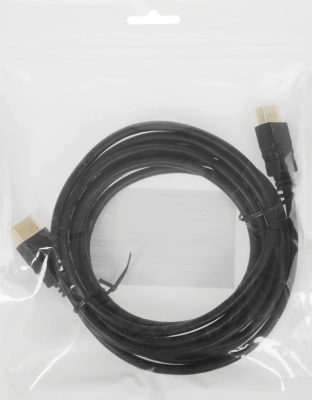 Кабель аудио-видео KingPrice KP-HDMI-v1.4-3m HDMI (m)/HDMI (m) 3м. позолоч.конт. черный