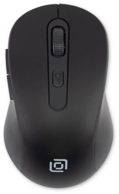 Мышь Оклик 677MW черный оптическая 1600dpi беспров. USB 6but (1520859)