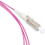 Пигтейл Cabeus PT-LC-50-OM4 1x50/125 OM4 LC 1.5м LSZH розовый