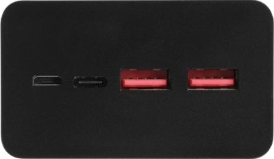 Мобильный аккумулятор Cactus CS-PBFSKA-30000 30000mAh 22.5W 4.5A USB-A/USB-C черный