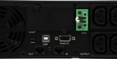 Источник бесперебойного питания Powercom Smart King RT SRT-2000A LCD 1800Вт 2000ВА черный