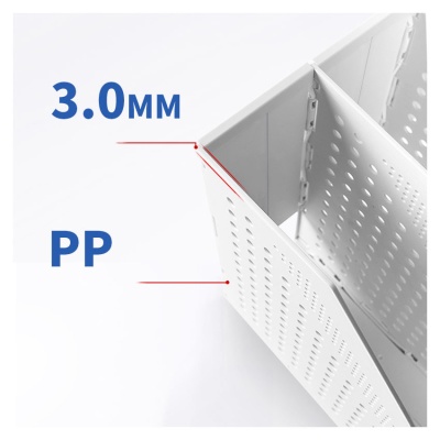 Лоток вертикальный Deli 78999GREY 78999Gray 2отд. складной 168х255х243мм серый пластик