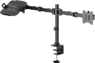 Кронштейн для монитора/ноутбука Cactus CS-VM-LH24-BL черный 17"-35" макс.20кг настольный поворот и наклон