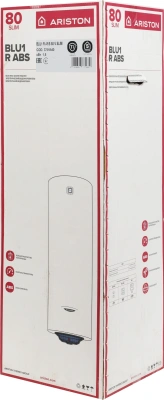 Водонагреватель Ariston BLU1 R ABS 80 V SLIM 1.5кВт 80л электрический настенный/белый