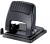 Дырокол Kw-Trio 09665BLACK макс.:30лист. металл черный отв.:2 с линейкой