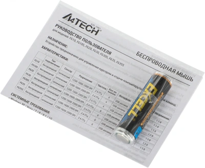 Мышь A4Tech Fstyler FG30S серый/оранжевый оптическая 2000dpi silent беспров. USB 6but (FG30S ORANGE)