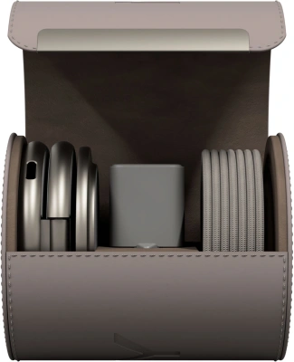 Беспроводное зар./устр. Magssory WCH073 25W 3A (PD+QC+SCP+FCP+AFC) для Apple титановый