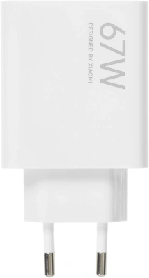 Сетевое зар./устр. Xiaomi 67W HyperCharge Power Adapter 67W 3.25A (PD) USB универсальное белый (BHR07SKEU)