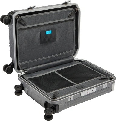Чемодан Piquadro PQ-LM PQLM (BV7282PQLM/NCU) 40x55x20см 31л. 3.84кг. поликарбонат/натур.кожа темно-серый