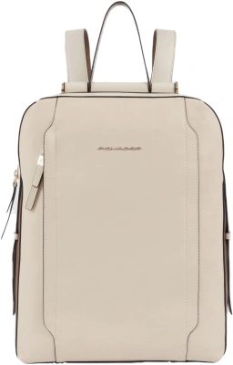 Рюкзак женский Piquadro Circle CA4576W92/BECU бежевый/кофейный натур.кожа