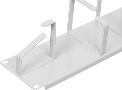 Кабельный органайзер горизонтальный ЦМО ГКО-2-6 односторонний кольца 2U шир.:19" глуб.:85мм